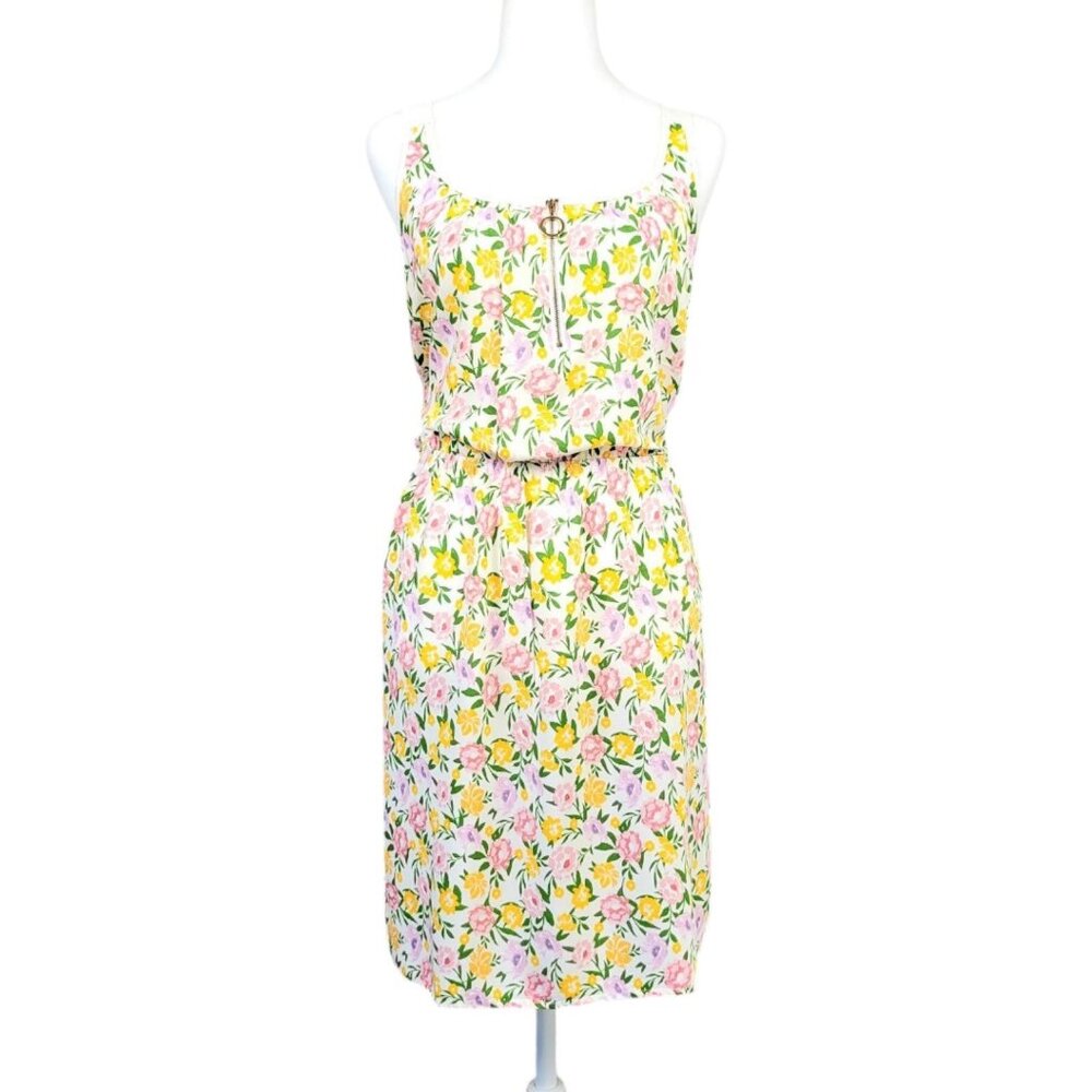 Spring Fling: Women's 2X J for Justice Sleeveless Floral Dress Chic Zipper Front